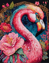 Cross stitch kit Flamingo Fantastico - Luca-S