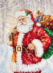Petit Point borduurpakket Santa Claus - Luca-S