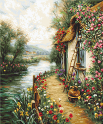 Petit Point stitch kit Along the River - Luca-S