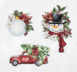 Cross stitch kit Christmas Toys - Luca-S