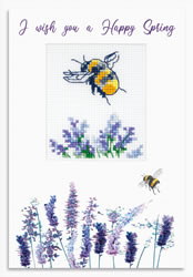 Cross stitch kit I Wish You a Happy Spring - Luca-S