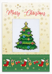 Cross stitch kit Merry Christmas - Luca-S