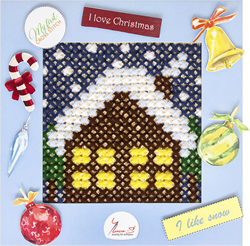 Cross stitch kit My First Embroidery - House - Luca-S
