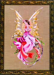 Cross stitch chart Titania, Queen of the Fairies  - Mirabilia Designs