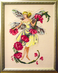 Cross Stitch Chart November Topaz Fairie - Mirabilia Designs