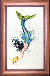 Borduurpatroon Mediterranean Mermaid - Mirabilia Designs