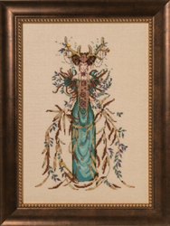 Borduurpatroon Cathedral Woods Goddess - Mirabilia Designs