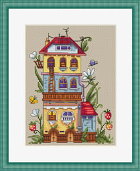 Cross Stitch Kit Summer House - Merejka