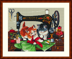 Cross Stitch Kit Players & Singer - Merejka