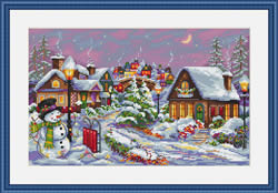 Cross Stitch Kit Christmas Night - Merejka