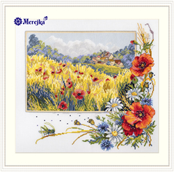 Cross stitch kit Summer Field - Merejka