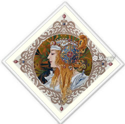 Cross stitch kit Blond by Mucha - Merejka