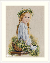 Cross stitch kit Daises - Merejka