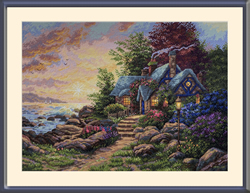 Cross stitch kit Seaside Hideaway - Merejka