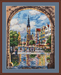 Cross stitch kit Gdansk - Merejka