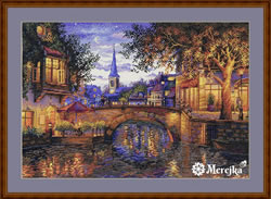 Cross stitch kit Twilight Reflection - Merejka