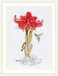 Cross stitch kit Amaryllis - Merejka