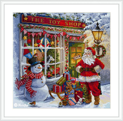 Cross stitch kit The Toy Shop - Merejka