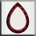 Glass Treasures Open Faceted Teardrop-Ruby - Mill Hill