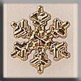 Glass Treasures Small Snowflake-Gold - Mill Hill