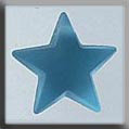 Glass Treasures Large Domed Star-Matte Aqua - Mill Hill