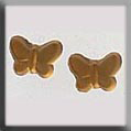 Glass Treasures Butterfly-Light Matte Topaz (2) - Mill Hill