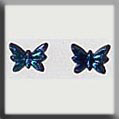 Glass Treasures Petite Butterfly-Jet a-b (2) - Mill Hill