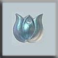 Glass Treasures Very Small Tulip-Matte Crystal - Mill Hill