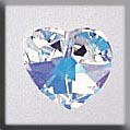 Crystal Treasures Small Heart-Crystal AB - Mill Hill