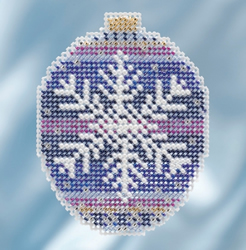 Bead Embroidery kit Beaded Ornaments Kit - Royal Snowflake - Mill Hill