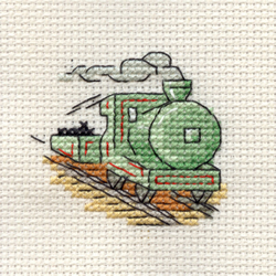 Cross Stitch Kit Steam Train - Mouseloft