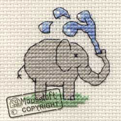 Cross Stitch Kit Playful Elephant - Mouseloft