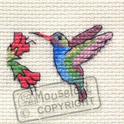 Borduurpakket Hummingbird - Mouseloft