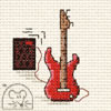 Cross stitch kit Electric Guitar - Mouseloft