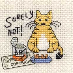 Cross Stitch Kit Surely Not - Mouseloft