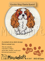 Borduurpakket Cavalier King Charles Spaniel - Mouseloft