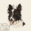 Cross stitch kit Border Collie - Mouseloft