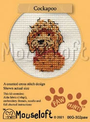 Cross stitch kit Cockapoo - Mouseloft