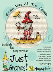 Cross stitch kit Gnice Day at the Beach - Mouseloft