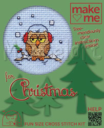 Cross stitch kit Cosy Owl - Mouseloft