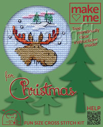 Cross stitch kit Moose - Mouseloft