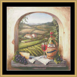 Cross Stitch Chart Chianti Reverie - Mystic Stitch