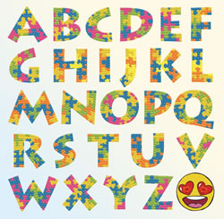 Diamond Dotz Puzzle Alphabet - Needleart World