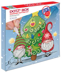 Diamond Dotz Dotz Box - Christmas Elves - Needleart World