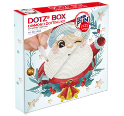 Diamond Dotz Dotz Box - Christmas Santa - Needleart World