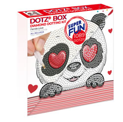 Diamond Dotz Dotz Box - Panda Love - Needleart World