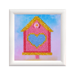 Diamond Dotz Home Sweet Home with Frame - Needleart World