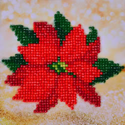 Diamond Dotz Poinsettia Picture - Needleart World