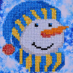 Diamond Dotz Snowman Cap Picture - Needleart World