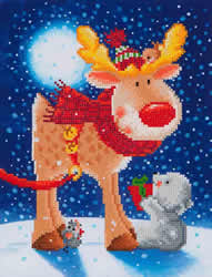 Diamond Dotz Reindeer Gift - Needleart World